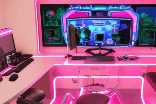 PC gaming setup